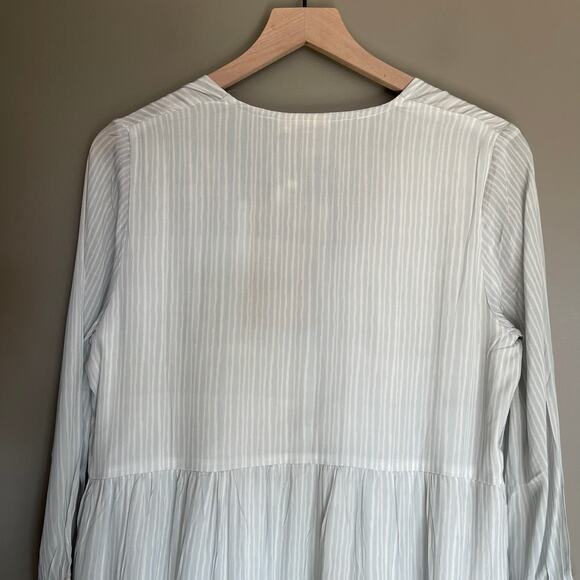 NWT Madewell x Reistor V-Neck Mini Dress Ivory Ivy Dreams Size Medium Babydoll - Picture 15 of 16